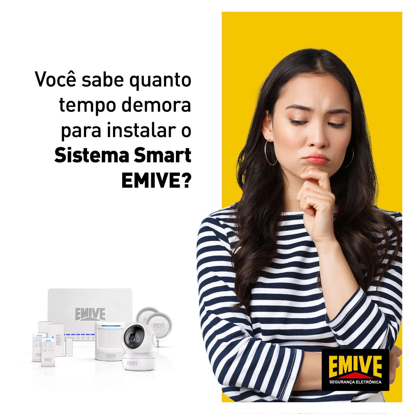 Instalação rápida do sistema smart sem fios em menos de 30 minutos